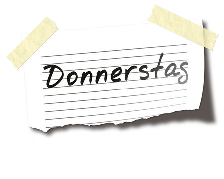 Notiz Donnerstag