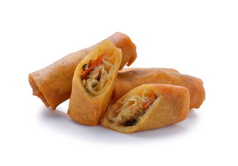 Spring rolls food