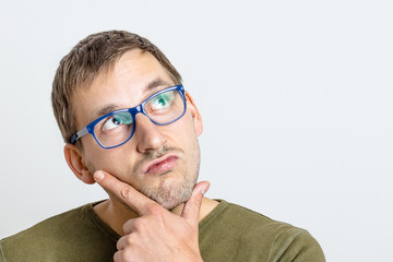 Young Man Thinking