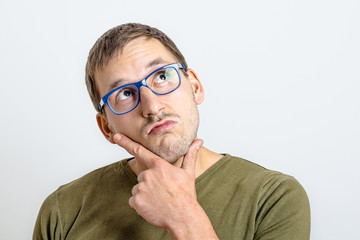 Young Man Thinking