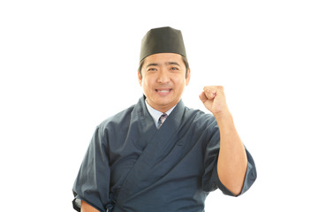 ガッツポーズの料理人