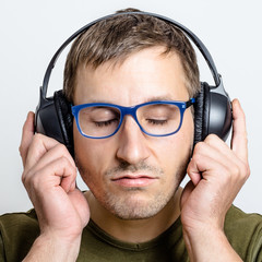 Young Man With Headphones
