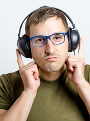 Young Man With Headphones