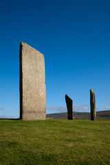 Stenness Standing Stones, Orkney, Scotland,