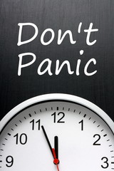 Don't Panic about time running out before a deadline