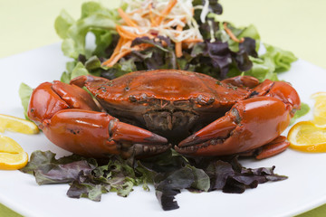 Fresh Steam red crab