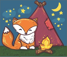 fox nature vector