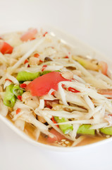 spicy papaya salad