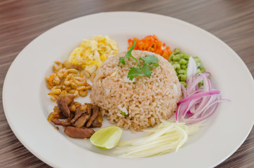 Mixed cooked rice