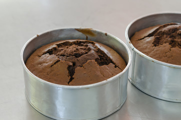 fresh chocolate cake