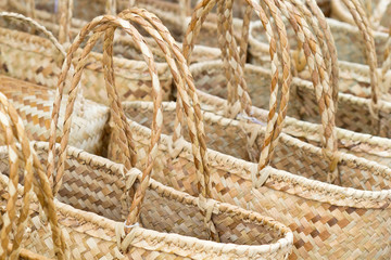 cabas de fabrication artisanale malgache