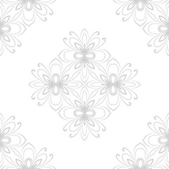 Damask Seamless Vector Pattern. Orient Background
