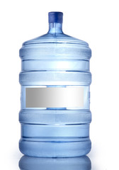 large bottle of water on white background, Water Bottle Mockup - obrazy, fototapety, plakaty