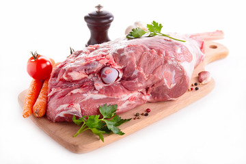 leg of lamb on board