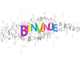 "BIENVENUE" (lettres accueil service clients satisfaction) © Web Buttons Inc