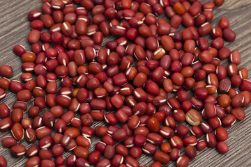 Adzuki bean, typical red beans of East Asian cuisine