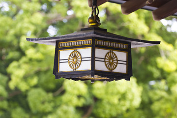 Old japanese lamp