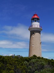 Fototapeta na wymiar Cape du Couedic with the lighthouse of Kangaroo island