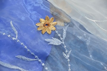 embroidery of flower