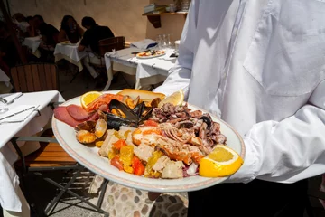 Acrylic prints Sea Food seafood dish