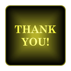 Fototapeta premium Thank you icon