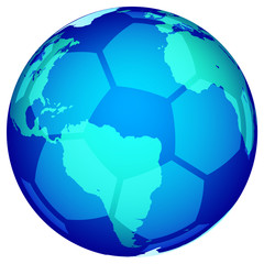 Soccerball globe