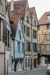 Traditional half-timbered house, Auxerre, France