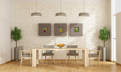 Contemporary dining room