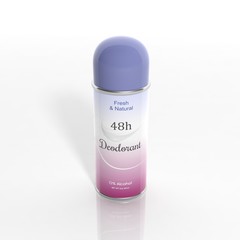 3D Deodorant can isolated on white background