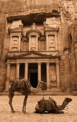 Petra in Sepia