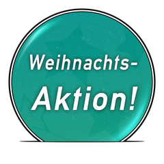 bg40 ButtonGrafik UmschlagButton ub30 - Weihnachts. türkis g2582