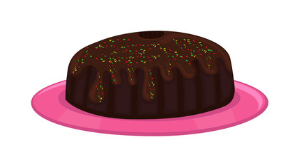 Brown Chocolate Cake