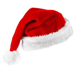 Santa red hat isolated in white background - 73515941