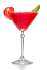 Strawberry frozen cocktail