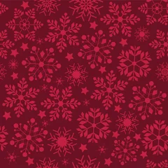 Gordijnen Christmas Seamless Pattern © PremiumGraphicDesign
