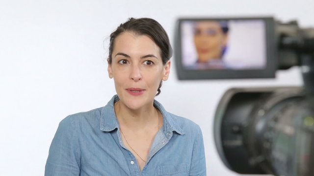 TV talent on broadcast
