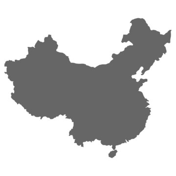 China in grau