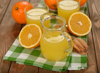 Obraz na płótnie Canvas Fresh orange juice