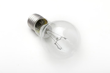 lightbulb on the white background