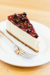 Blueberry cheese cake