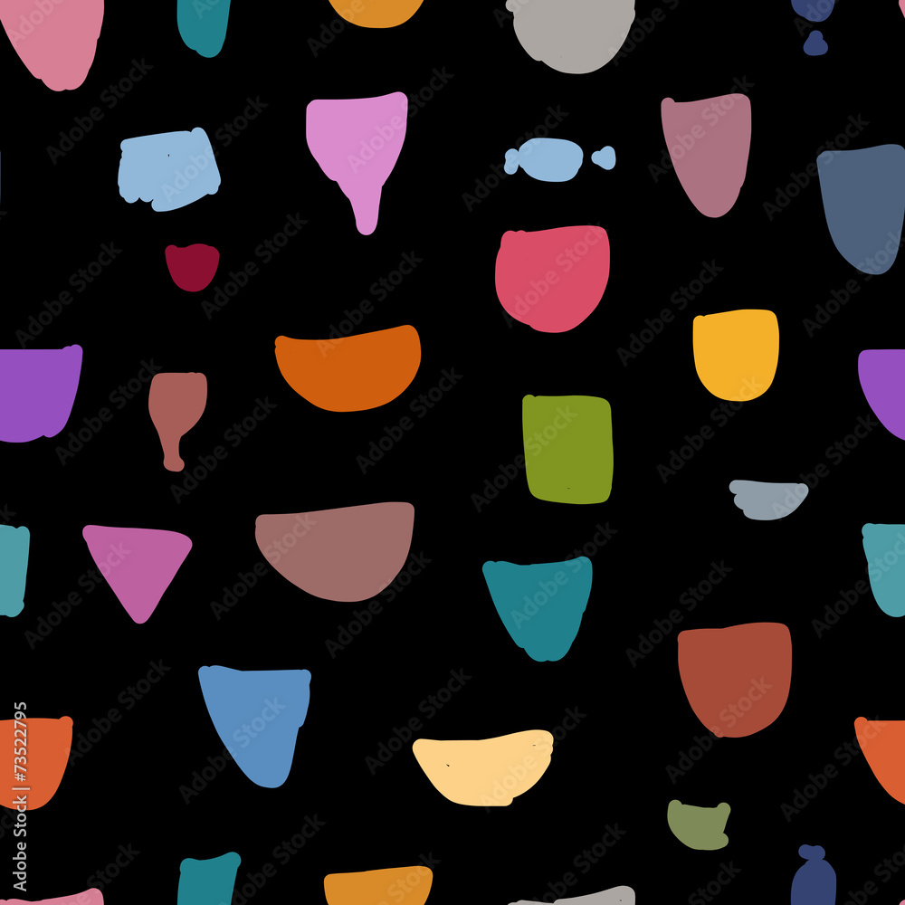 Aufkleber abstract shapes, seamless pattern for your design