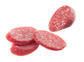Smoked sausage by slices