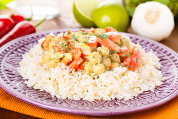 Kichererbsencurry - Curry with chick peas