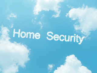 Fototapeta premium cloud words with design on blue sky background