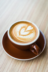 Latte coffee