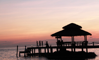 The sun,sky and sea in Thailand