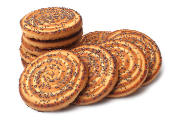 Sugar cookies with poppy-seed