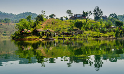 Fototapeta na wymiar Lake Begnas Nepal