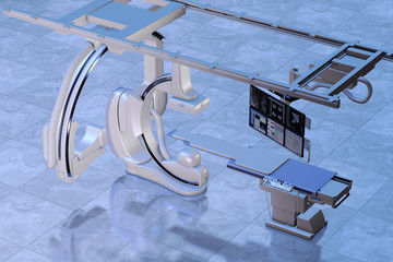 Modernes Angiographiesystem für die Herz- und Gefäßchirurgie