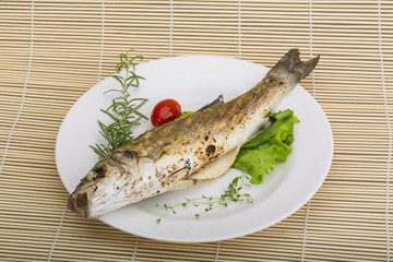 Grilled seabass